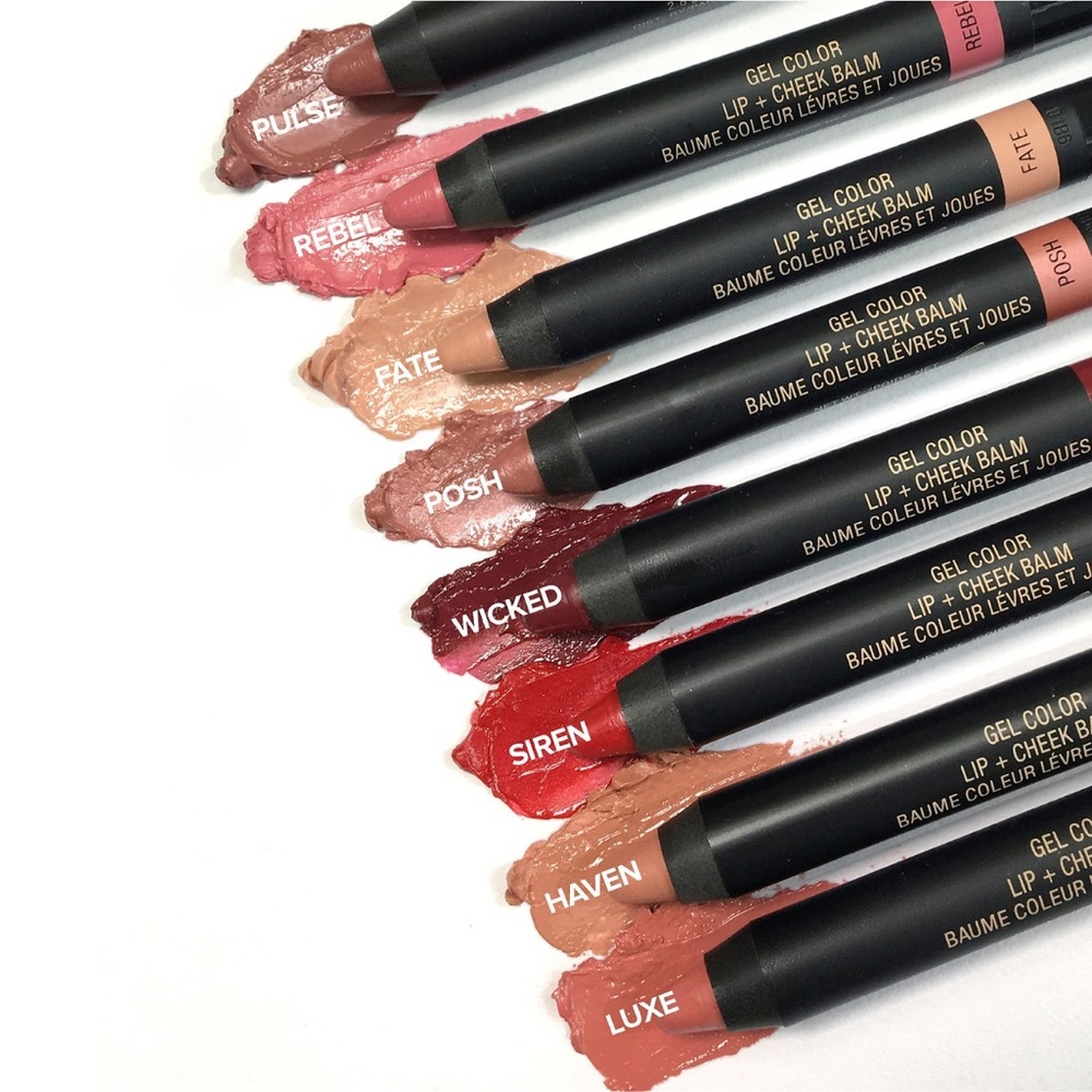 🌸NUDESTIX Tinted Gel Lip Balm with Case & Sharpener in Rebel 2.8 g Full Size - Picture 7 of 8